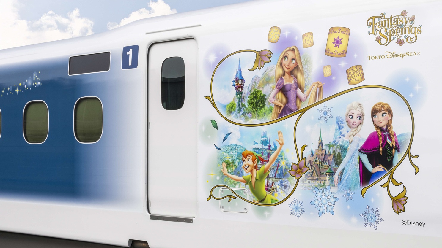 東海道新幹線とディズニー特別塗装実現背景の画像