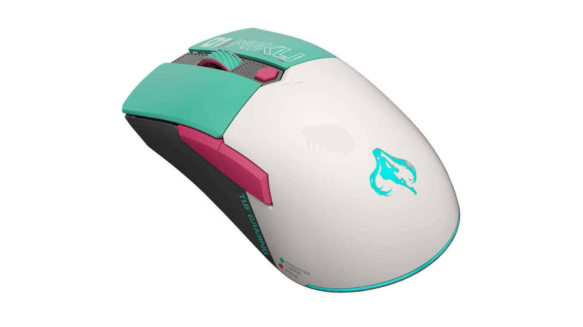 TUF Gaming×初音ミク、ゲーミングデバイス4種の画像