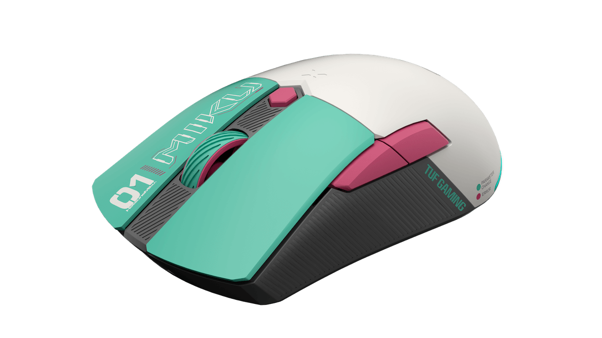 TUF Gaming×初音ミク、ゲーミングデバイス4種の画像