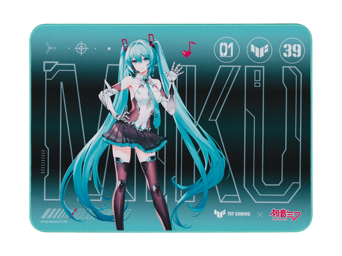TUF Gaming×初音ミク、ゲーミングデバイス4種の画像