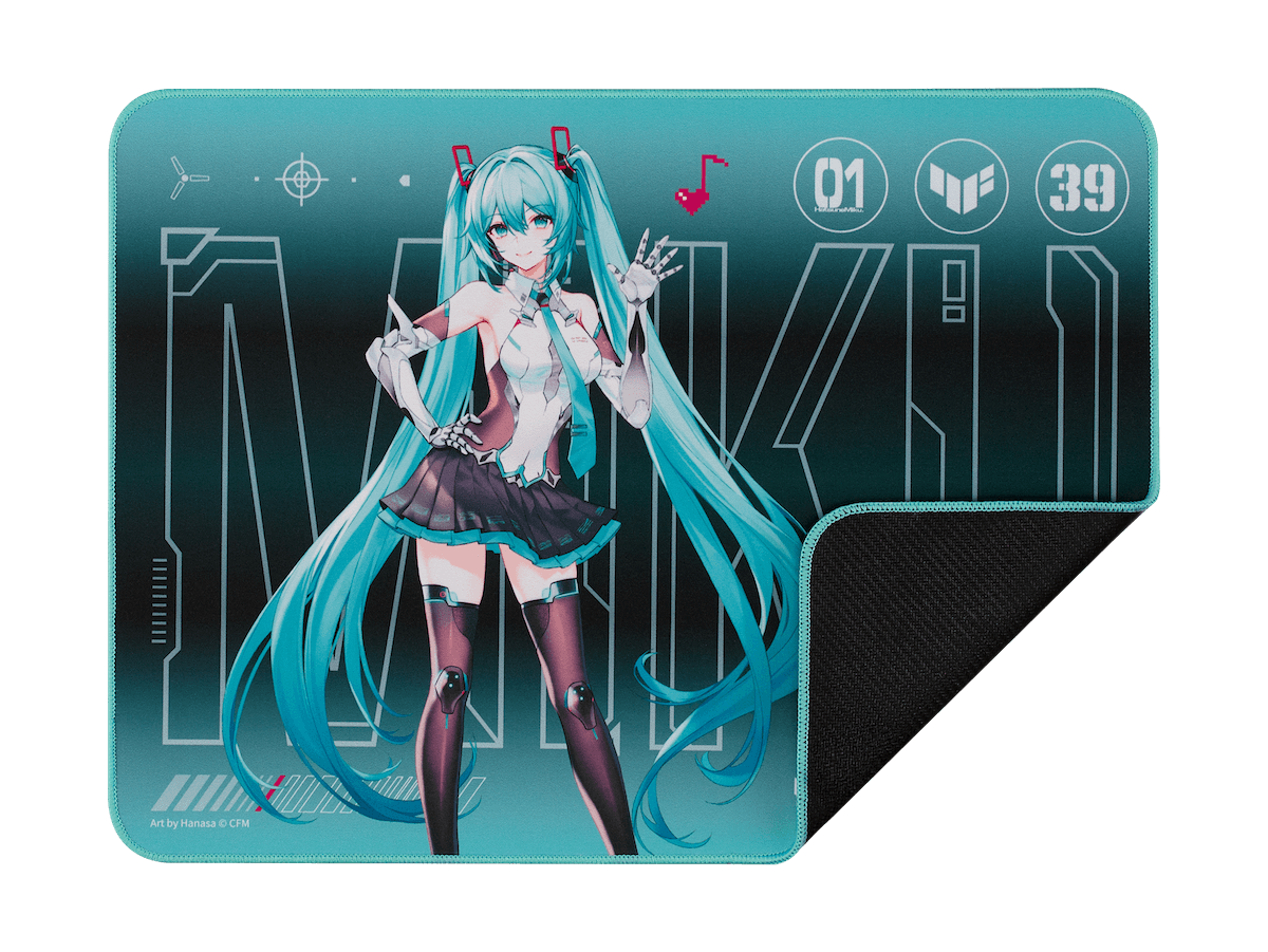 TUF Gaming×初音ミク、ゲーミングデバイス4種の画像