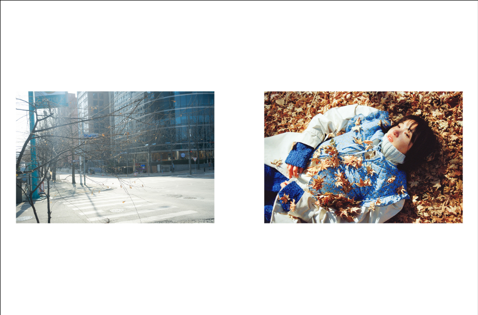 韓国・ソウルの秋から春の街並みを収めた写真集の画像