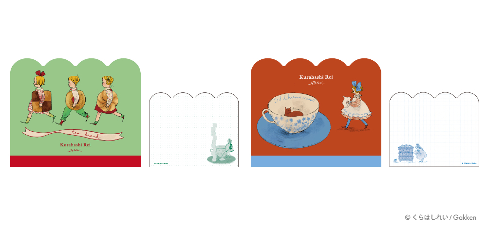イラストレーター・くらはしれい文具シリーズの画像