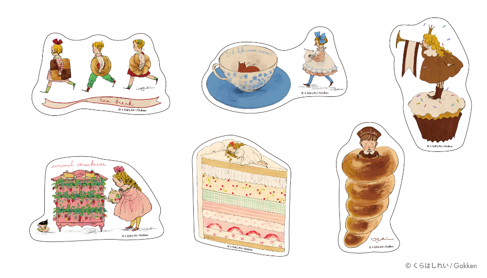 イラストレーター・くらはしれい文具シリーズの画像