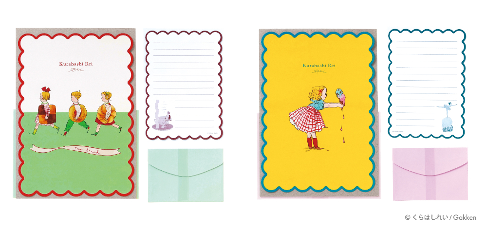 イラストレーター・くらはしれい文具シリーズの画像