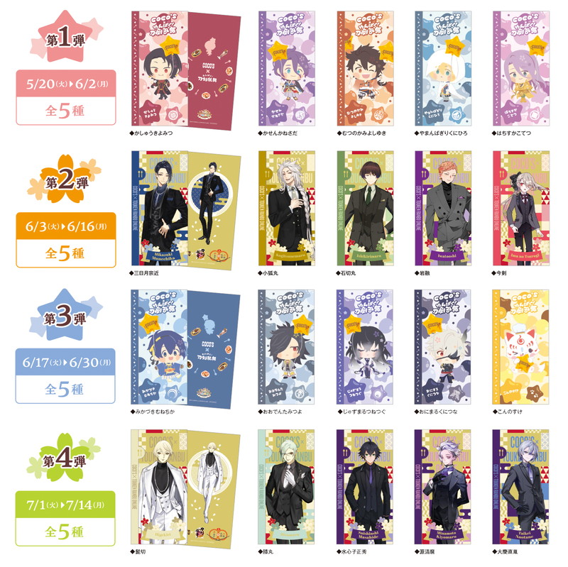 『刀剣乱舞』ココスコラボが開催決定の画像