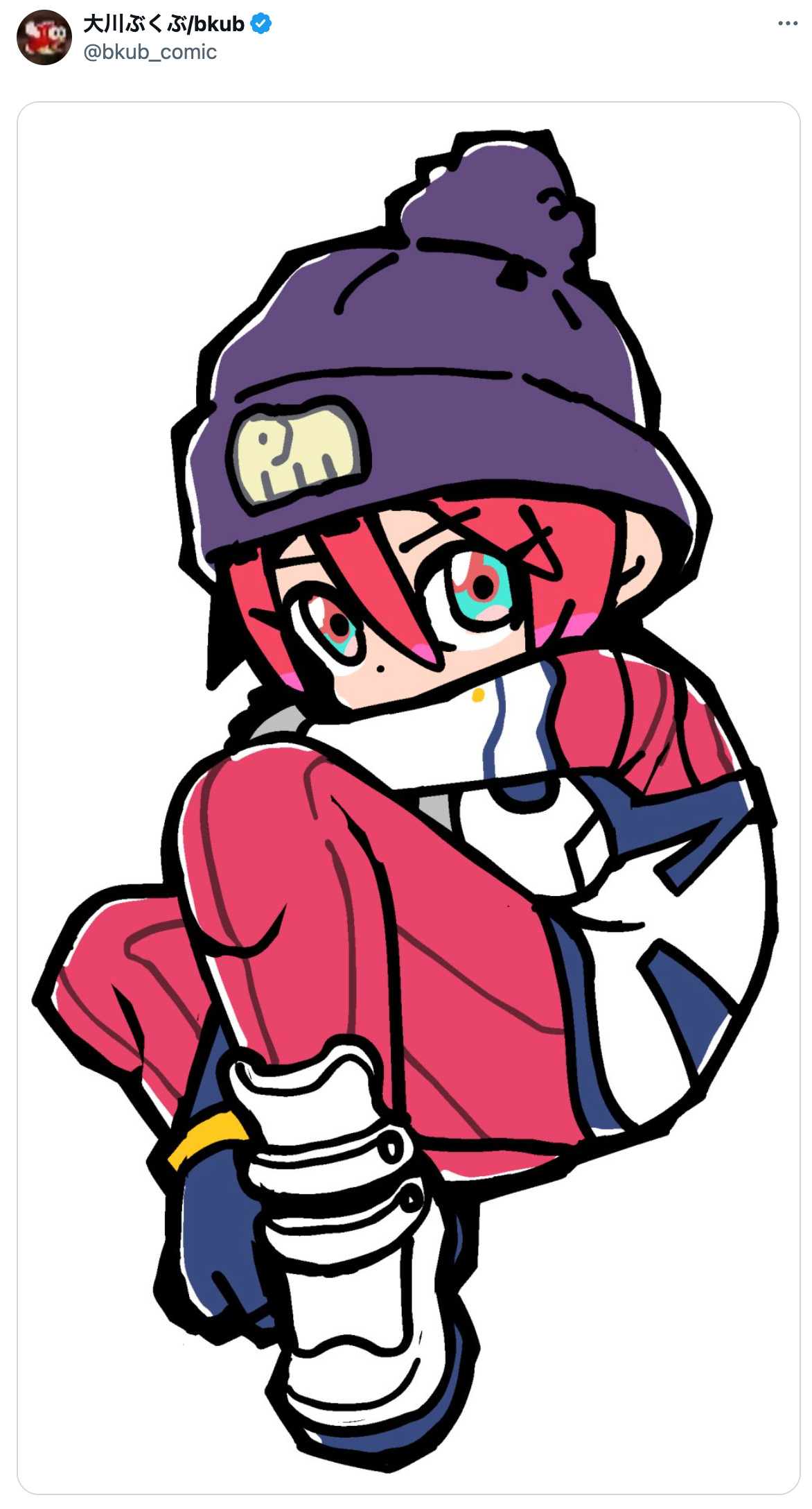 大川ぶくぶが描く『ジークアクス』キャラの画像