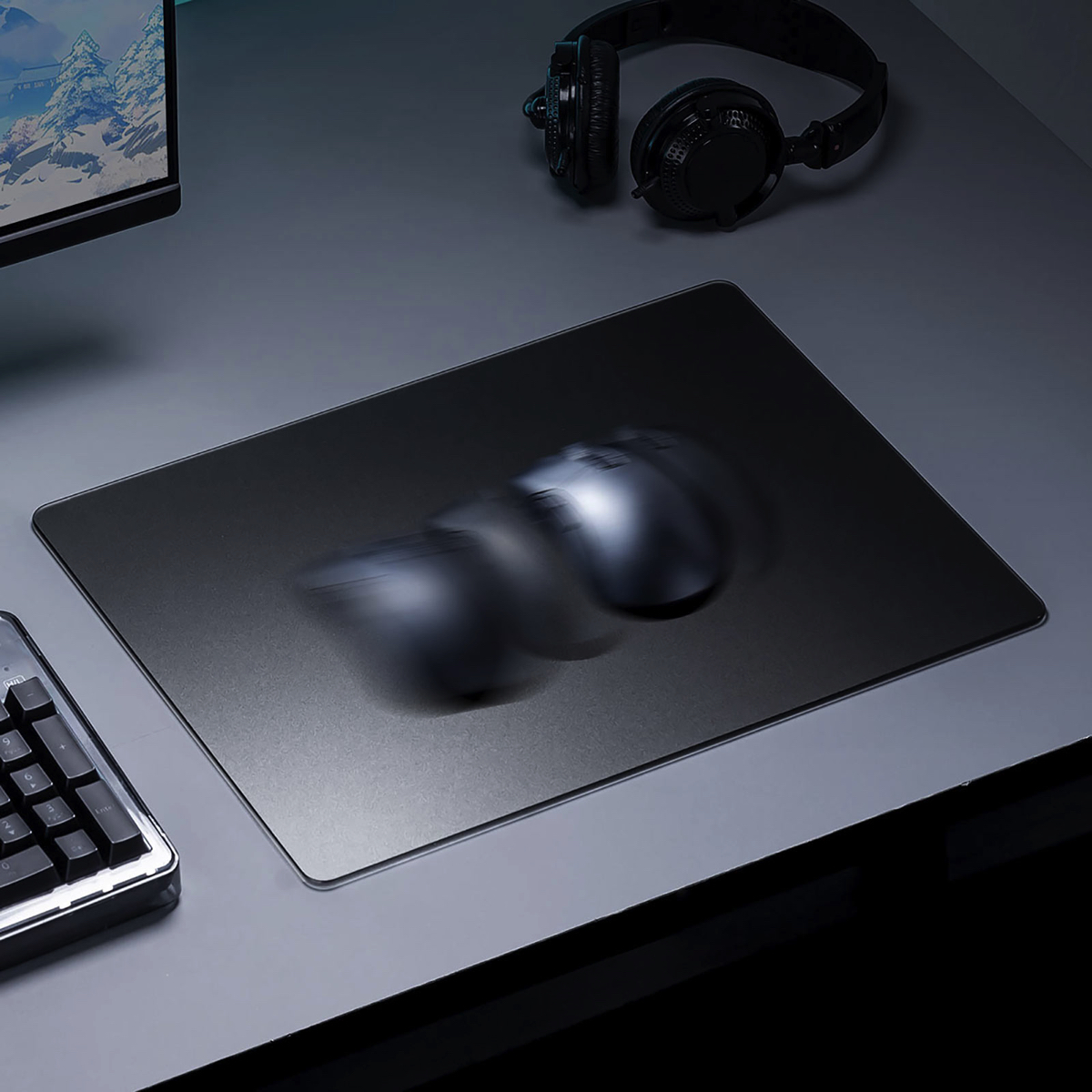 サンワサプライ、ガラスマウスパッドに新サイズ登場の画像