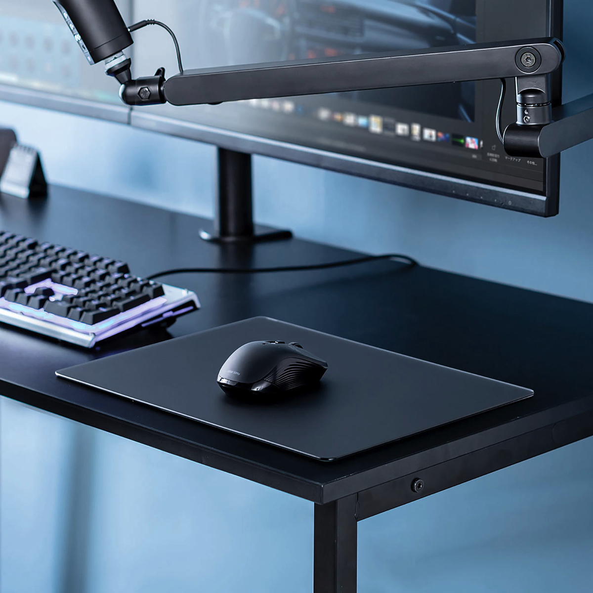 サンワサプライ、ガラスマウスパッドに新サイズ登場の画像