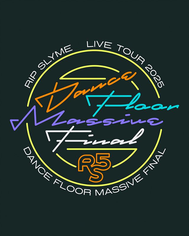 『RIP SLYME TOUR 2025 DANCE FLOOR MASSIVE FINAL』ロゴ画像
