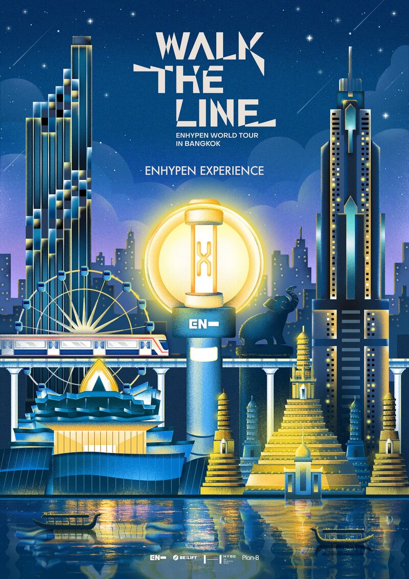 『ENHYPEN WORLD TOUR ‘WALK THE LINE’ IN BANGKOK』フライヤー