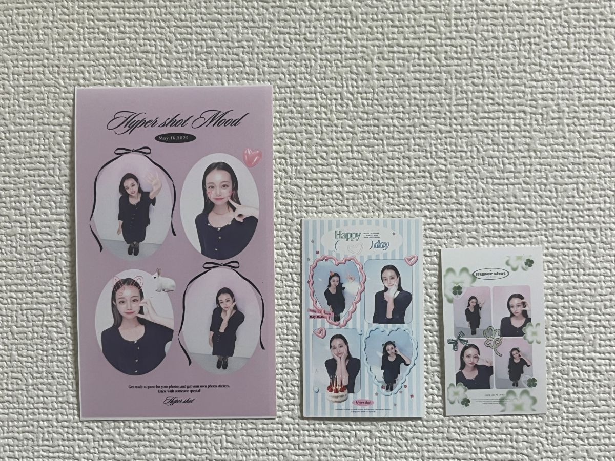 選べる印刷するシールサイズ