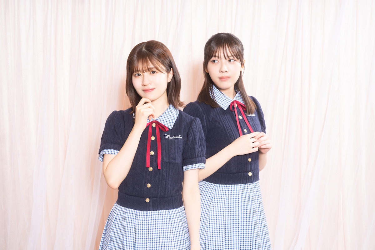 日向坂46 松田好花＆森本茉莉（撮影＝秋倉康介）