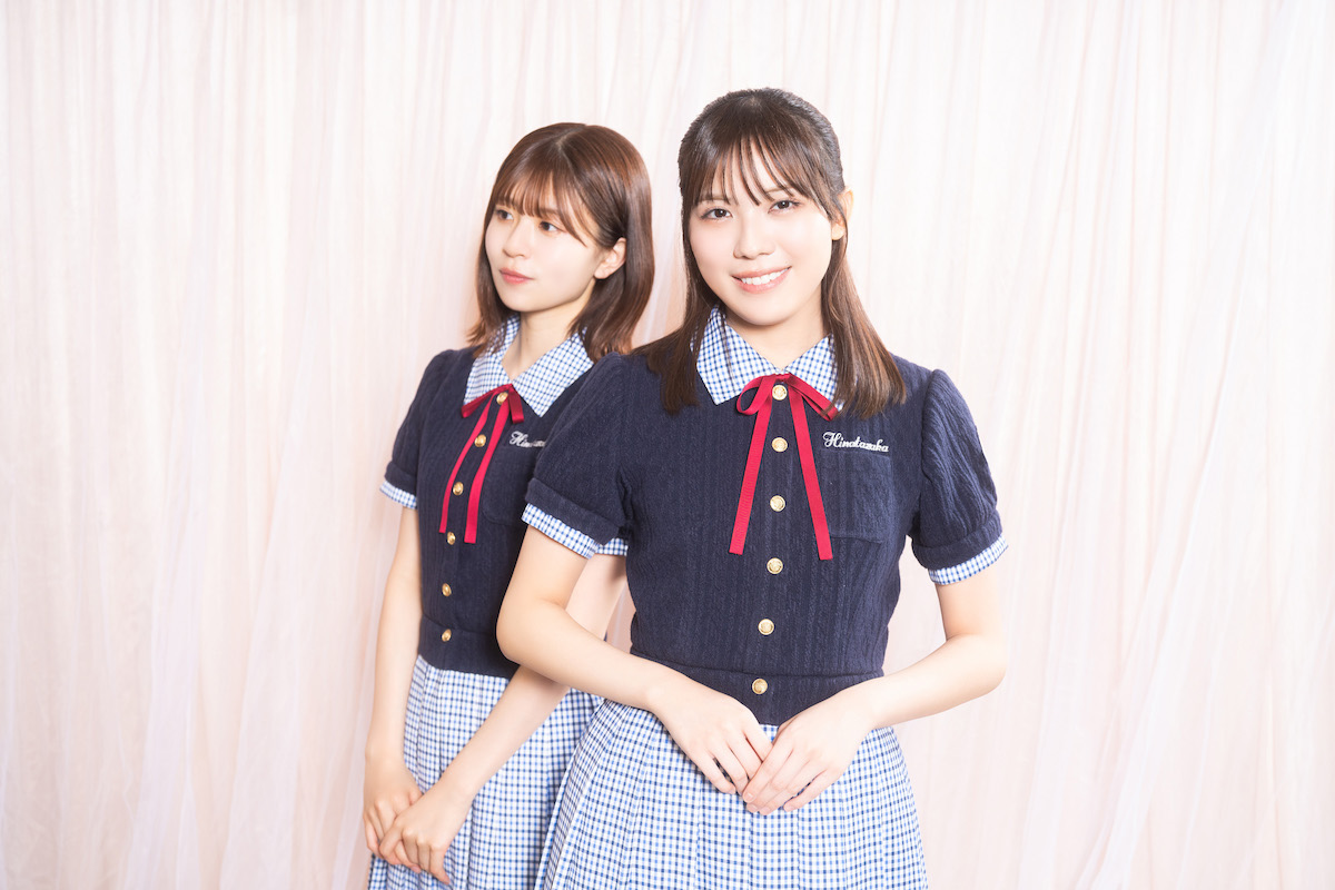 日向坂46 松田好花＆森本茉莉（撮影＝秋倉康介）