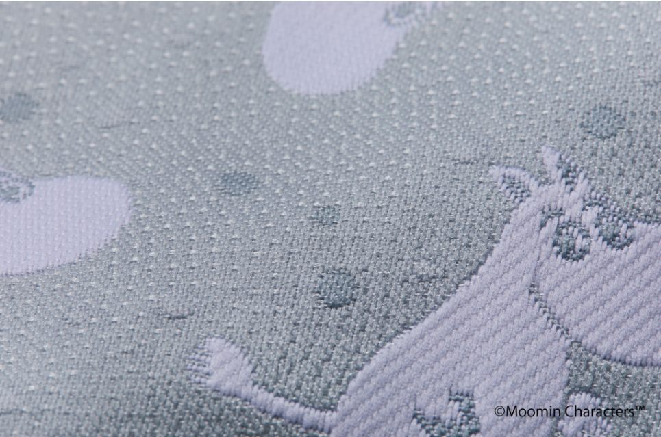 「ムーミン」と京都の西陣織がコラボの画像