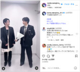 大森元貴、中島健人との執事ダンスで白目の画像