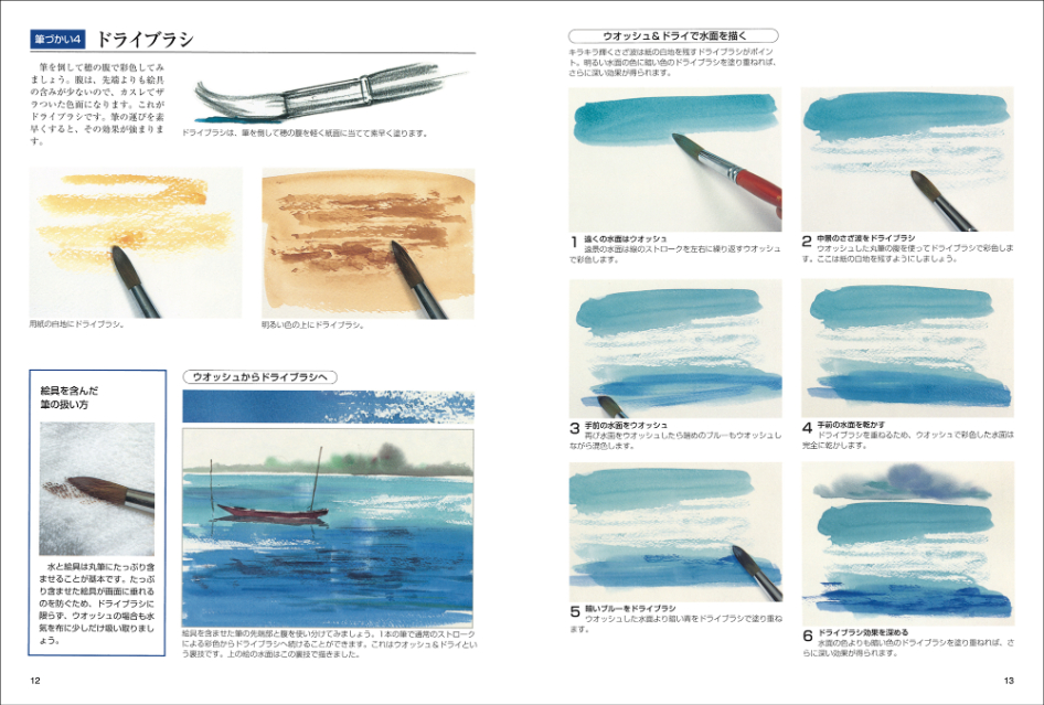 「おじいちゃん先生」による水彩風景画入門書の画像