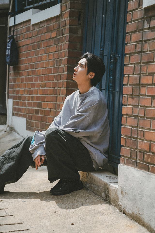 安達祐人「BLUE SPRING」MV撮影時メイキングフォト