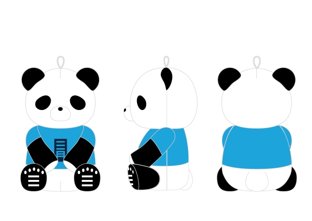 三月のパンタシア『多彩透明なブルーだった』完全生産限定盤同梱『パンダのぬいぐるみ』