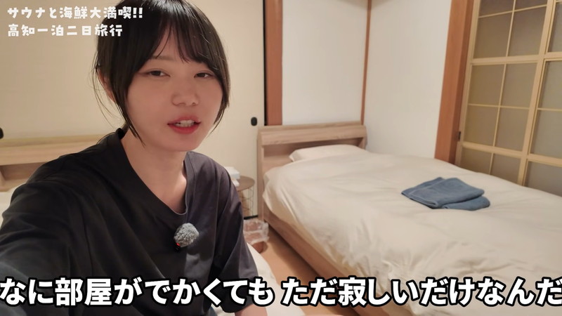 いけちゃん、水着姿でサウナを満喫の画像