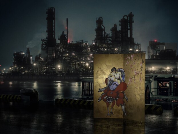 テクノ屏風第2弾に『攻殻機動隊』コラボ