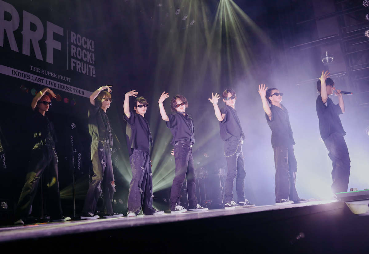 THE SUPER FRUITライブ写真（撮影＝mican）