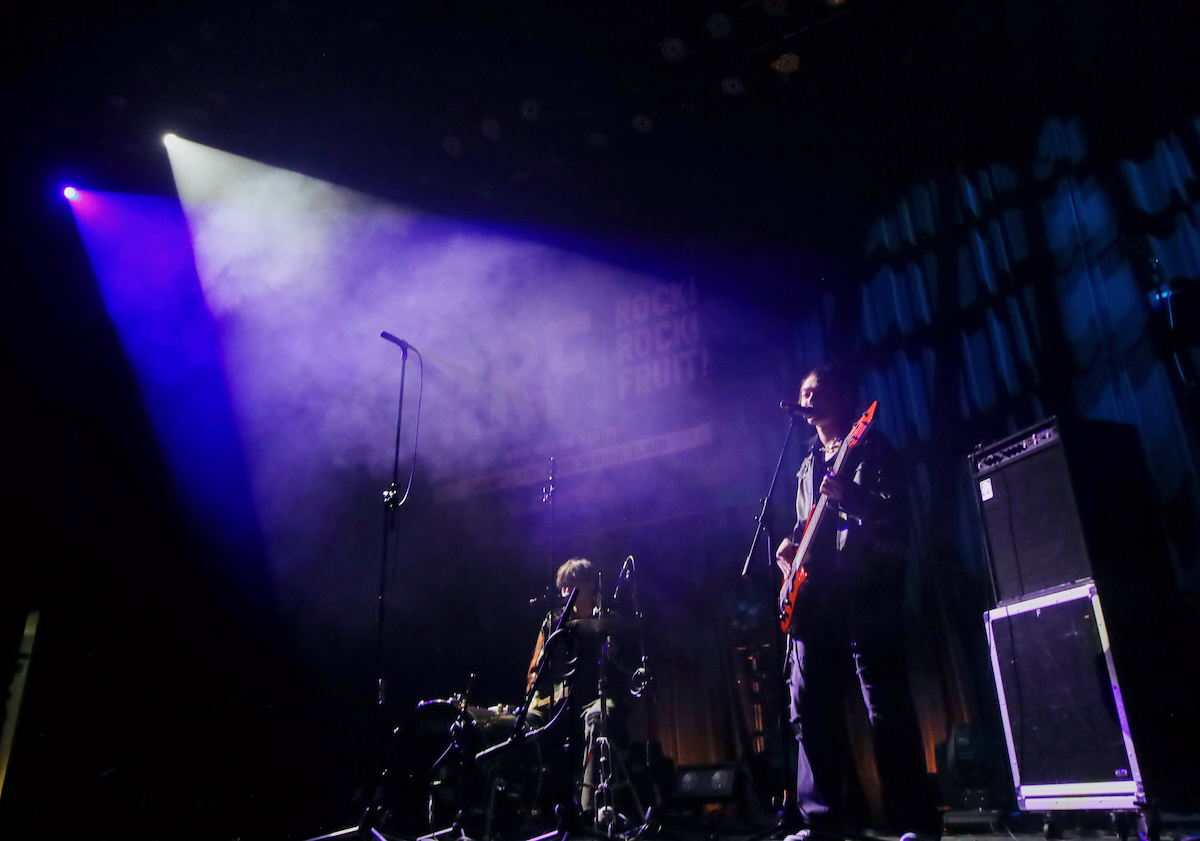 THE SUPER FRUITライブ写真（撮影＝mican）