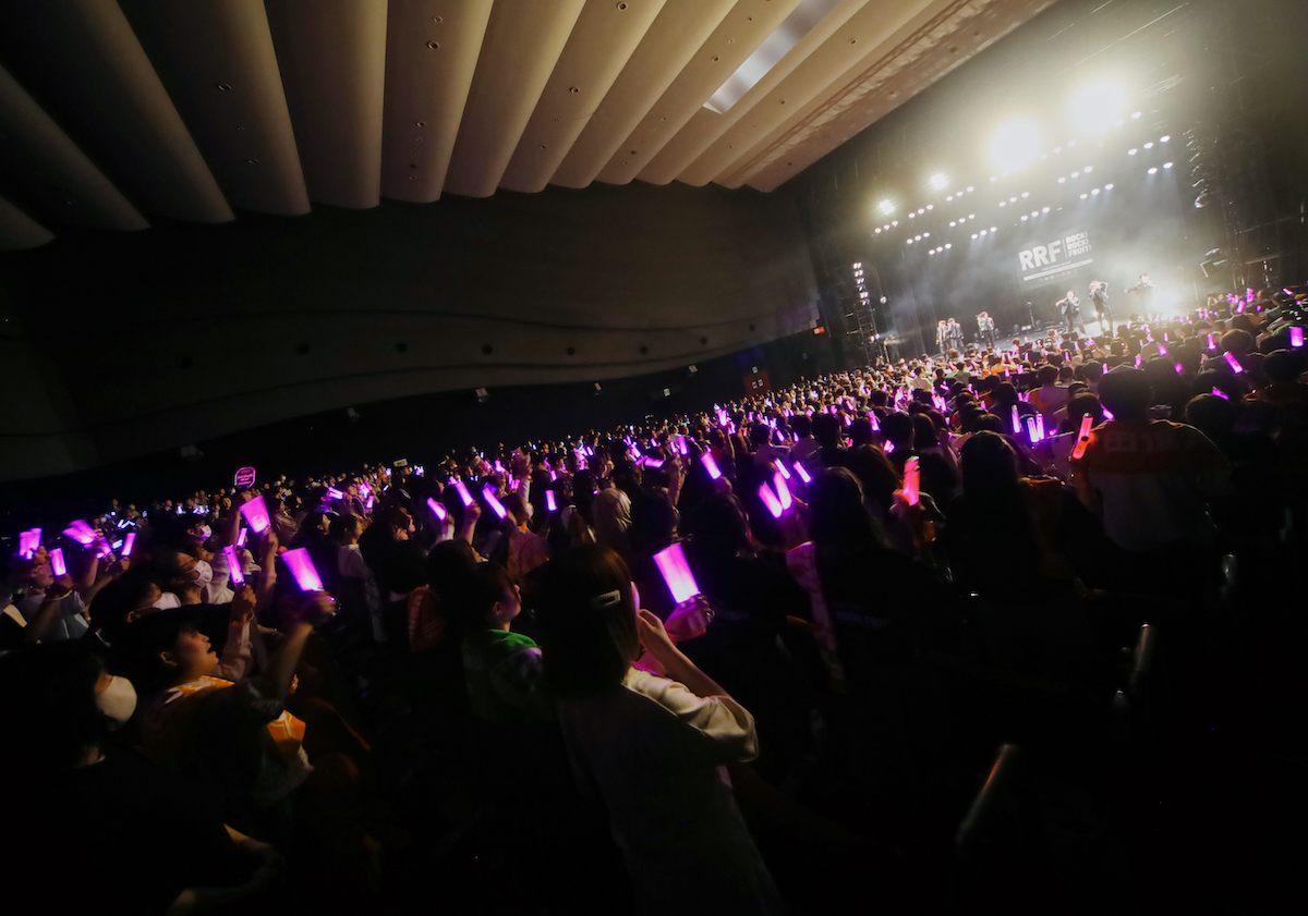 THE SUPER FRUITライブ写真（撮影＝mican）