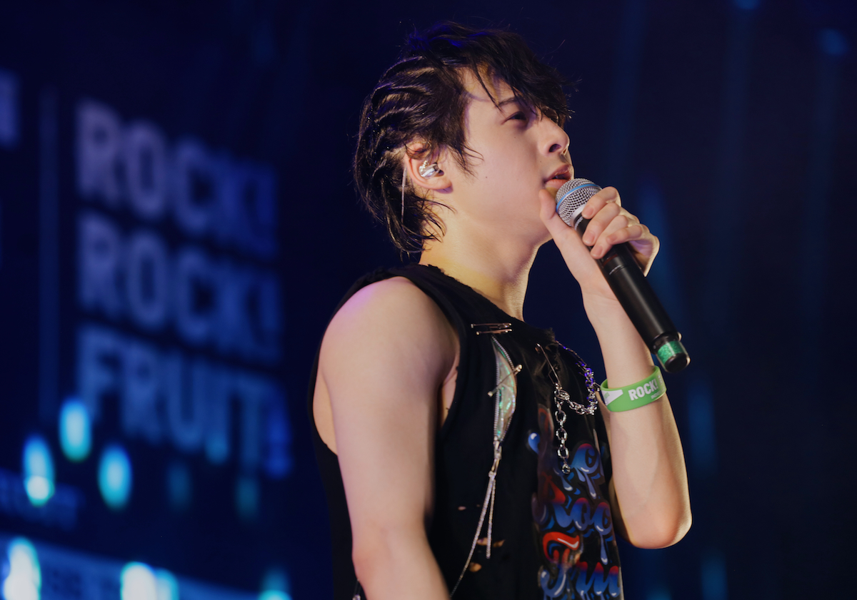 THE SUPER FRUITライブ写真（撮影＝mican）