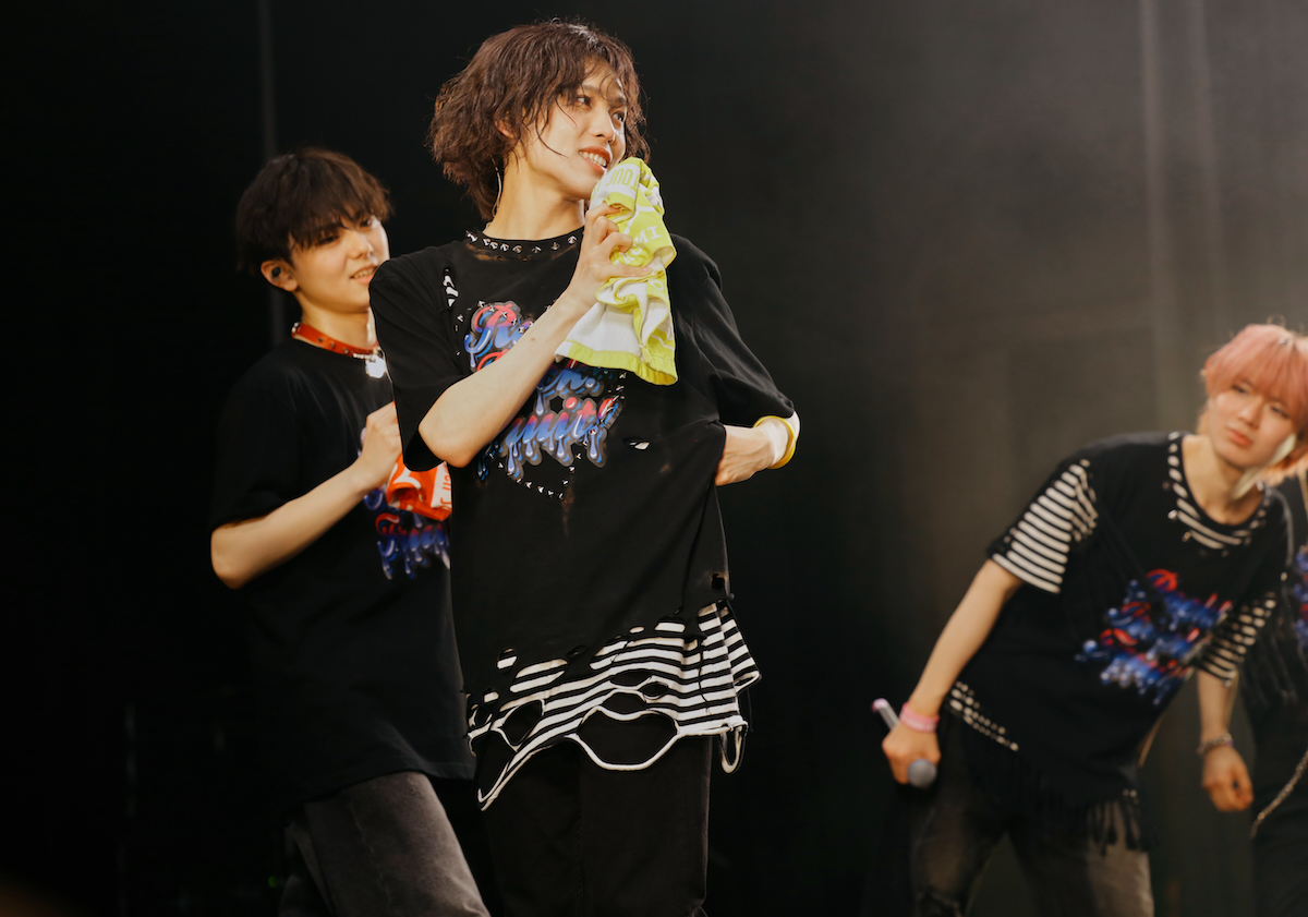 THE SUPER FRUITライブ写真（撮影＝mican）