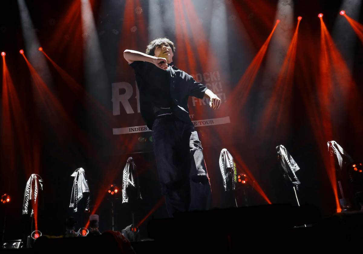 THE SUPER FRUITライブ写真（撮影＝mican）