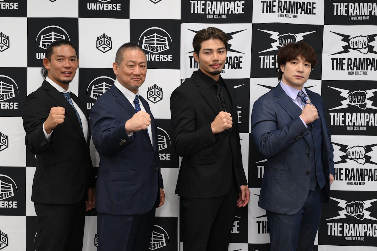 THE RAMPAGE 武知海青、DDTプロレスに入団の画像