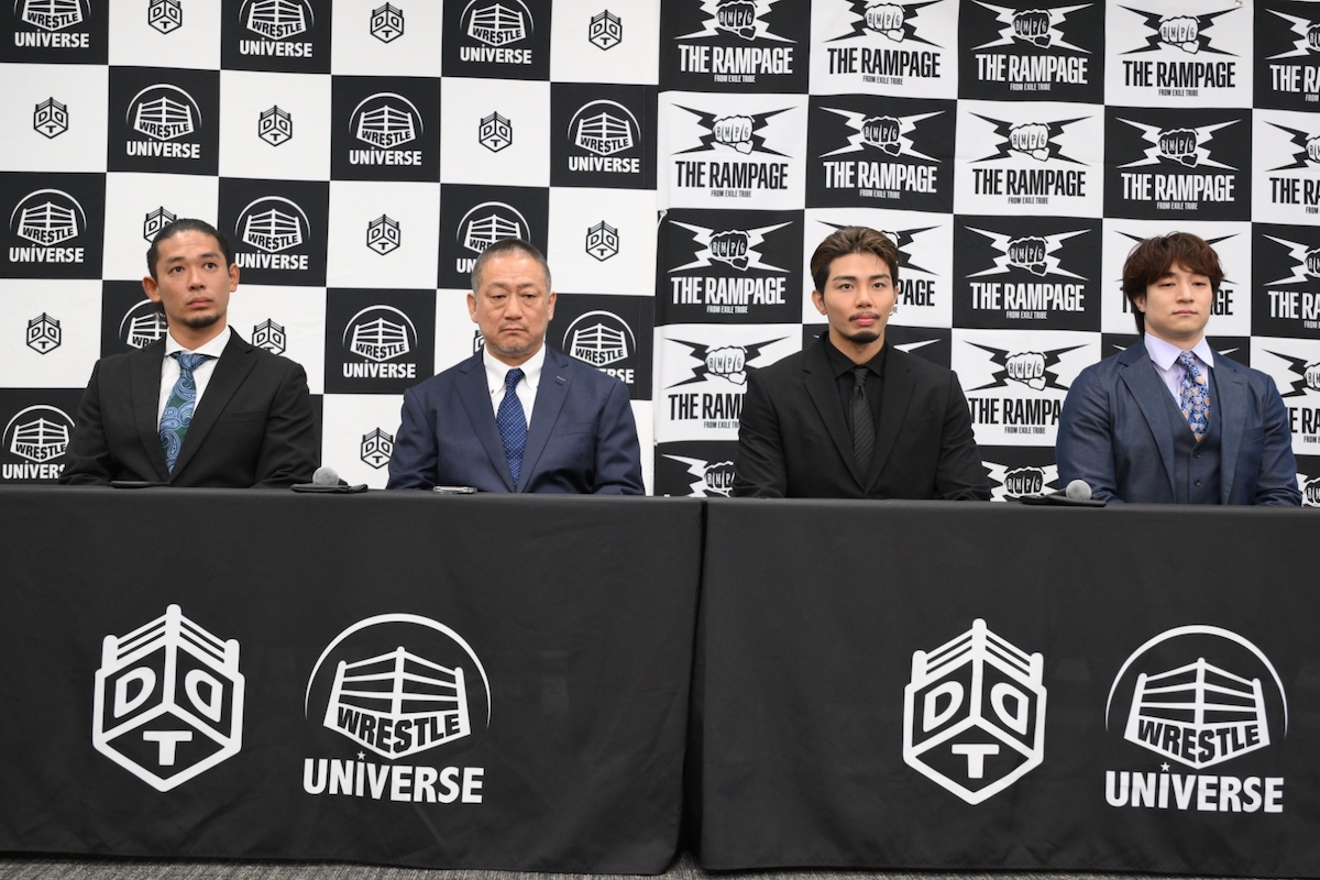 THE RAMPAGE 武知海青、DDTプロレスに入団の画像