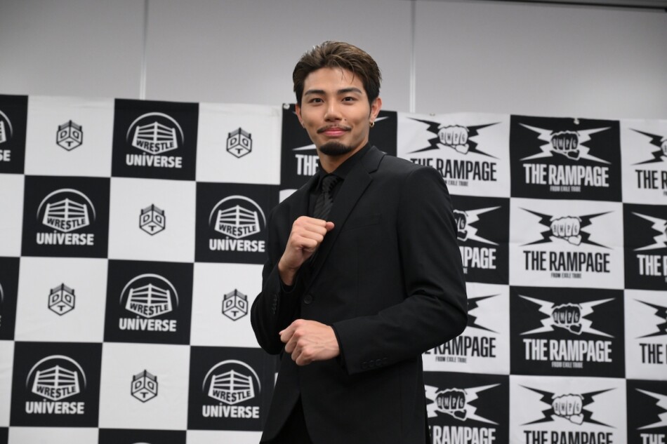 THE RAMPAGE 武知海青、DDTプロレスに入団