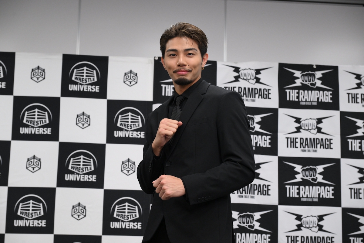 THE RAMPAGE 武知海青、DDTプロレスに入団