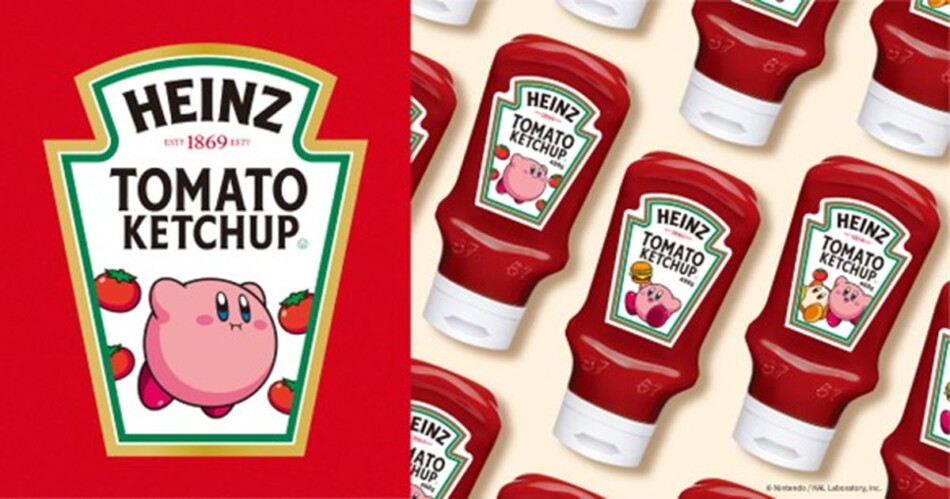 「星のカービィ」とハインツケチャップがコラボ