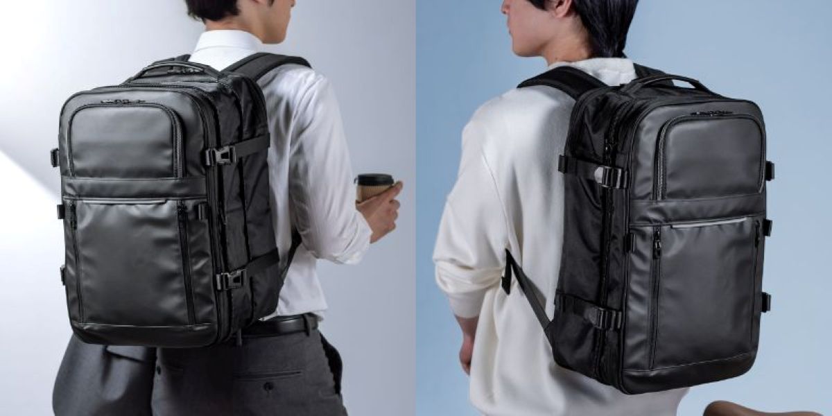 サンワサプライ、容量が約1.5倍に進化するバッグ