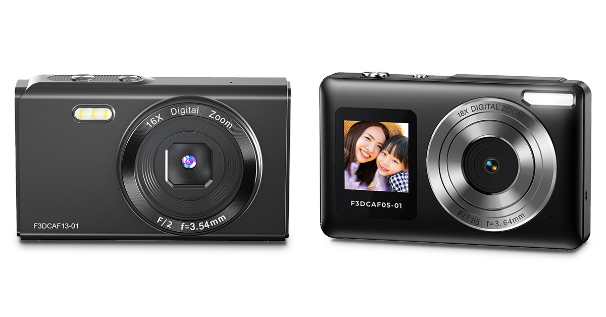 多機能デジカメ、前モニター付きで自撮りも快適