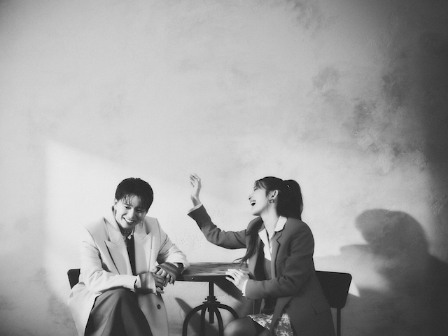 後藤真希＆花村想太　アーティスト写真（モノクロ）