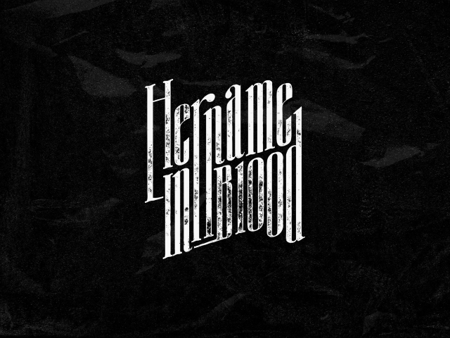 Her Name In Blood ロゴ