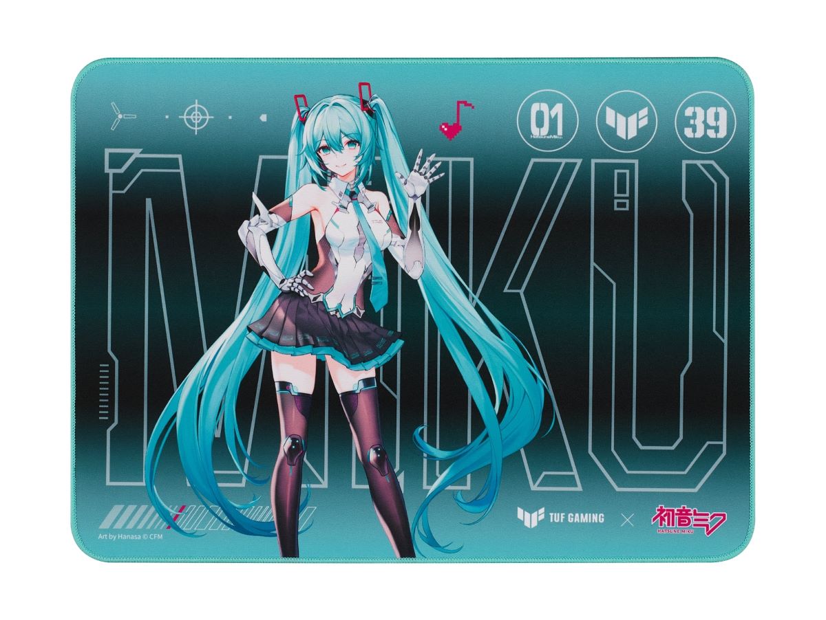 TUF Gaming ×初音ミク コラボ発売の画像