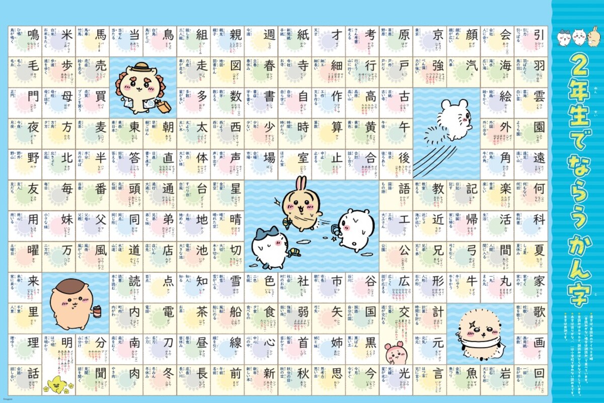 新シリーズ『ちいかわ夏休みドリル』発売の画像