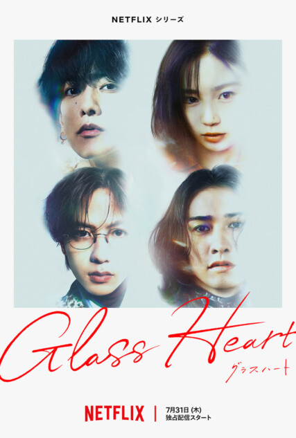 『グラスハート』場面写真＆ジャケ写風アート