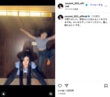 Cocomi&Kōki, 深夜におふざけポーズの画像