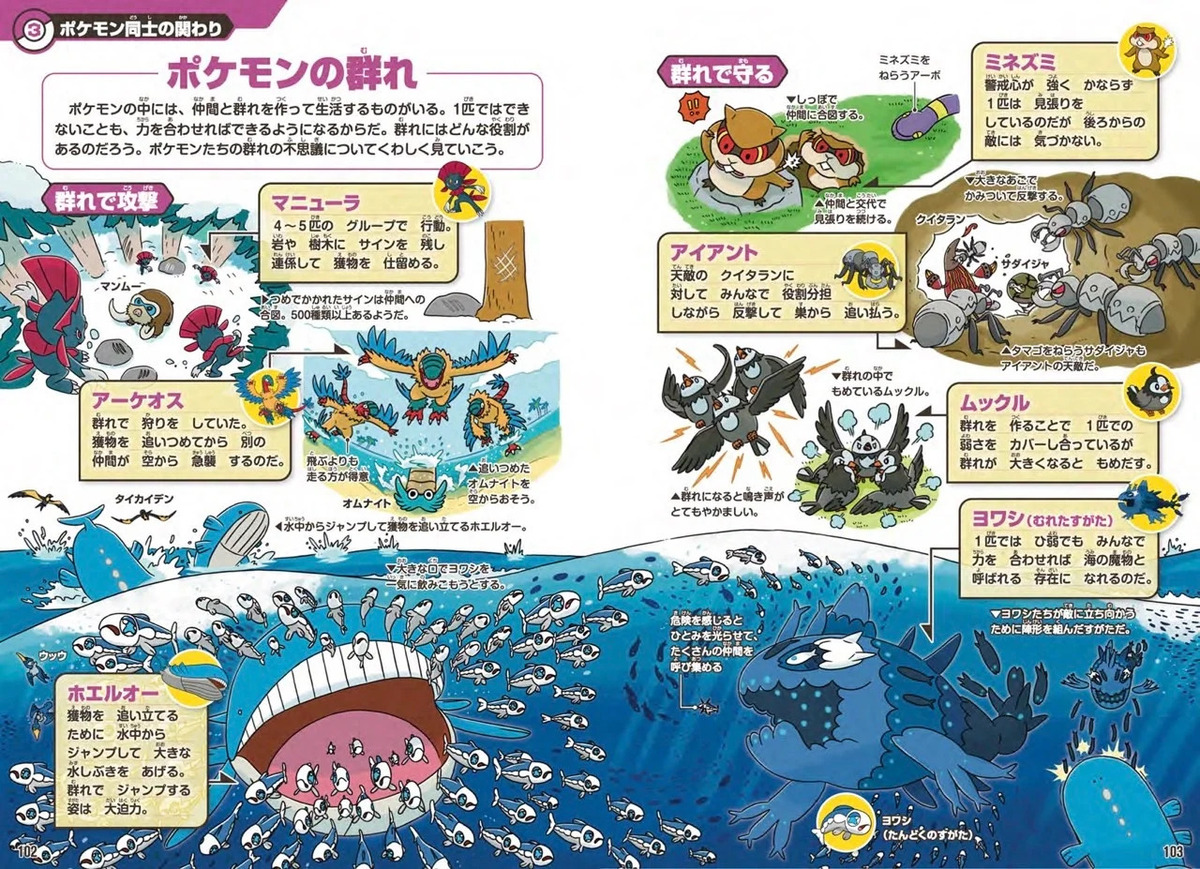 見ているだけで楽しい『ポケモン生態図鑑』の画像