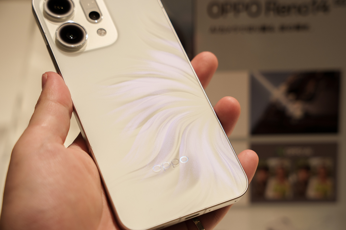 OPPO、最新スマホ『Reno14 5G』の目玉は“背面”