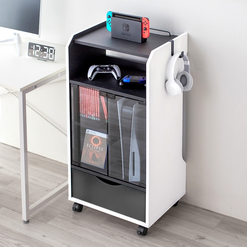 Switch2もピッタリ収納「多機能ゲームラック」発売の画像