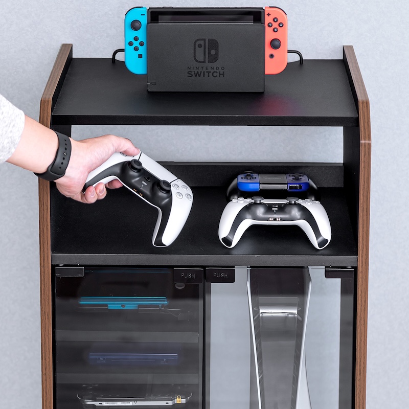Switch2もピッタリ収納「多機能ゲームラック」発売の画像