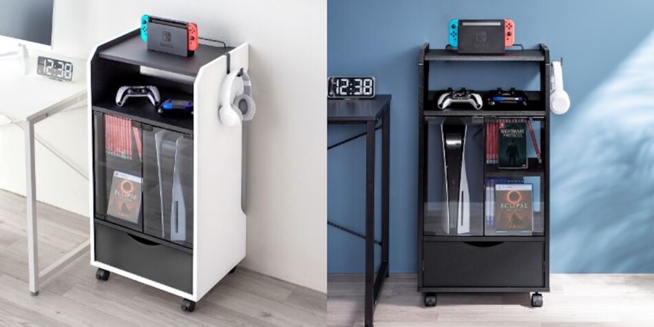 Switch2もピッタリ収納「多機能ゲームラック」発売