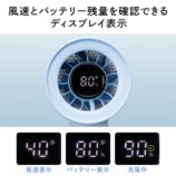 “ドライヤー級”の3WAYハンディファンの画像